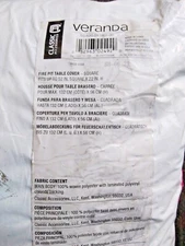 Classic Accessories Veranda Fire Pit Table Cover Up to 52" Square