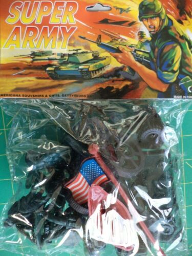  Toy Soldier Action Figure Set - "Super Army"  -- American Troops - Picture 1 of 1
