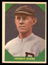 1960 Fleer Baseball Greats Baseball #57 Johnny Evers EX