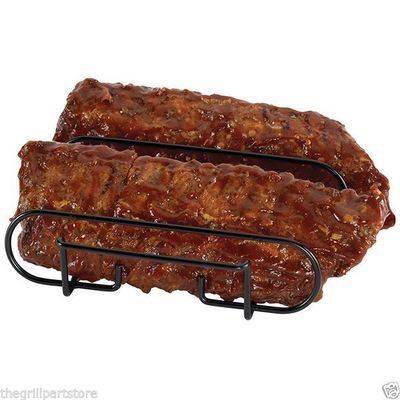 Brinkmann Grilling Smoking Heavy Duty Non-Stick Coated Rib Rack 812-9236-S New 