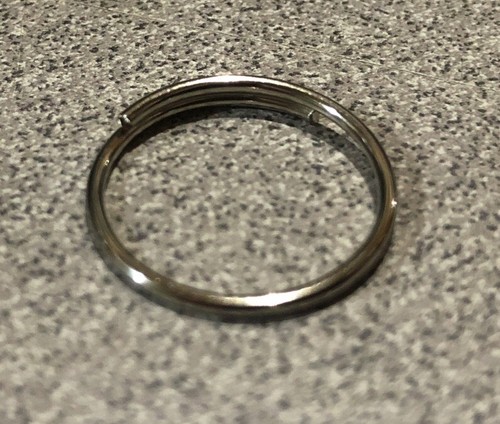 Lot 1000 pc 3/4" Bulk Steel Split Rings - Gift Craft Key Rings - Picture 2 of 3