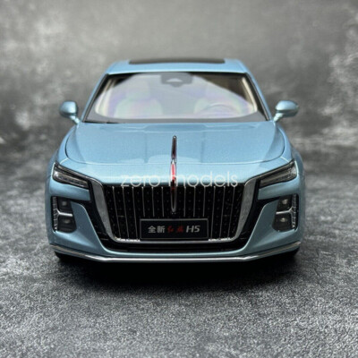 1/18 Scale HongQi H5 2023 Blue Diecast Car Model Toy Collection Gift in box