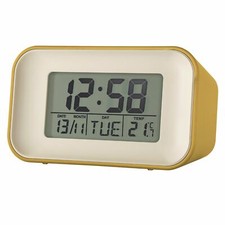 Image of Acctim Alta Silent Alarm Clock with Day / Date / Temperature Snooze & Back Light