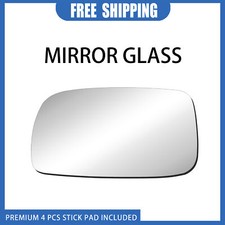 Mirror Glass Replace For 2007-2012 Toyota Camry US Model LH Side Flat+Adhesive