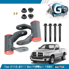 2'' Rear Drop Kit Lowering Steel Shackles For 2002-2008 Dodge Ram 1500 4x2 4x4
