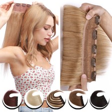 CLEARANCE 100% Human Hair One Piece Clip In Real Remy Human Hair Extensions Weft