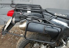 SUZUKI DRZ 400 SM COMPLETE RACK LUGGAGE SYSTEM BIKE MOTORCYCLE BLACK RACKS
