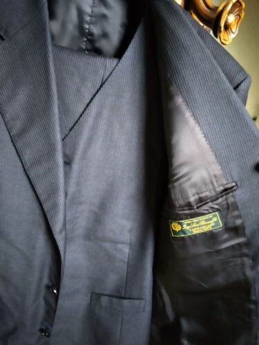 Completo Uomo "Loro Piana" Tasmanian 120's: giacca panciotto pantaloni taglia 52 - Foto 1 di 10