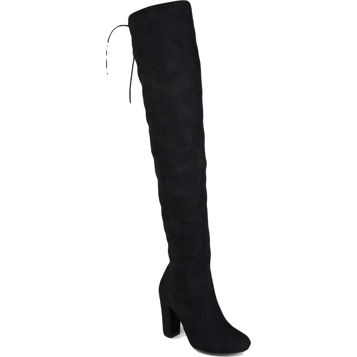 Женские сапоги до колена Maya черного цвета из коллекции Journee Collection 7.5 Medium (B,M) BHFO 2154