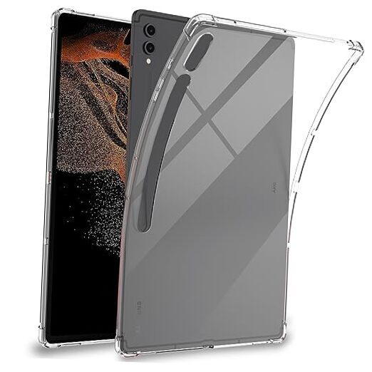Compatible for Samsung Tab S9/10 Ultra Tablet Case Clear, Soft TPU Ultra-Thin