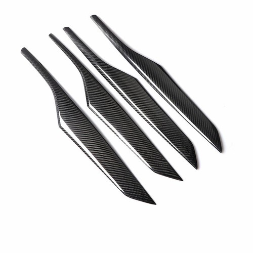 Inner Door Panel Strip Trim 4PCS Dry Carbon Fiber Fit For Cadillac CT5 2019-2020 - Picture 6 of 8