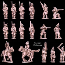 13.5mm Epic Scale American Civil War Iron Brigade X17 Figures & 3 Strips