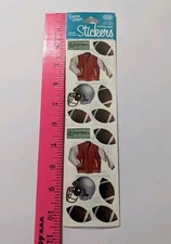 Frances Meyers Football Jacket Game Stickers Scrapbooking Card Paper Craft