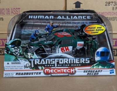 Transformers Movie Human Alliance RoadBuster Nascar #88 WRECKERS CHEVY Sgt  Recon