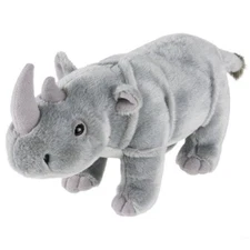 New  9 inch ANIMAL DEN RHINO Stuffed Animal Plush Toy