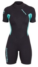 2.5mm Women's Hyperflex VYRL Shorty Springsuit - Back Zip Sealed