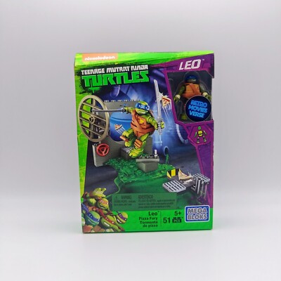 Teenage Mutant Ninja Turtles Mega Bloks Leo Pizza Fury Neu und Sealed TMNT 2012