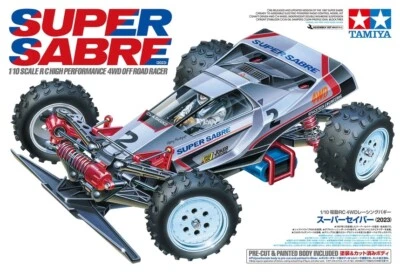 Tamiya 1/10 RC 58728 Super Sabre 2023 4WD Off Road Racer - image 1 of 4