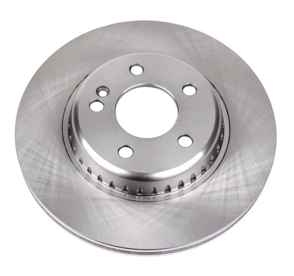 Kit de rotor y pastillas de freno trasero para Mercedes Benz C300 C350E C400 cerámica ventilada Foto 2 de 4