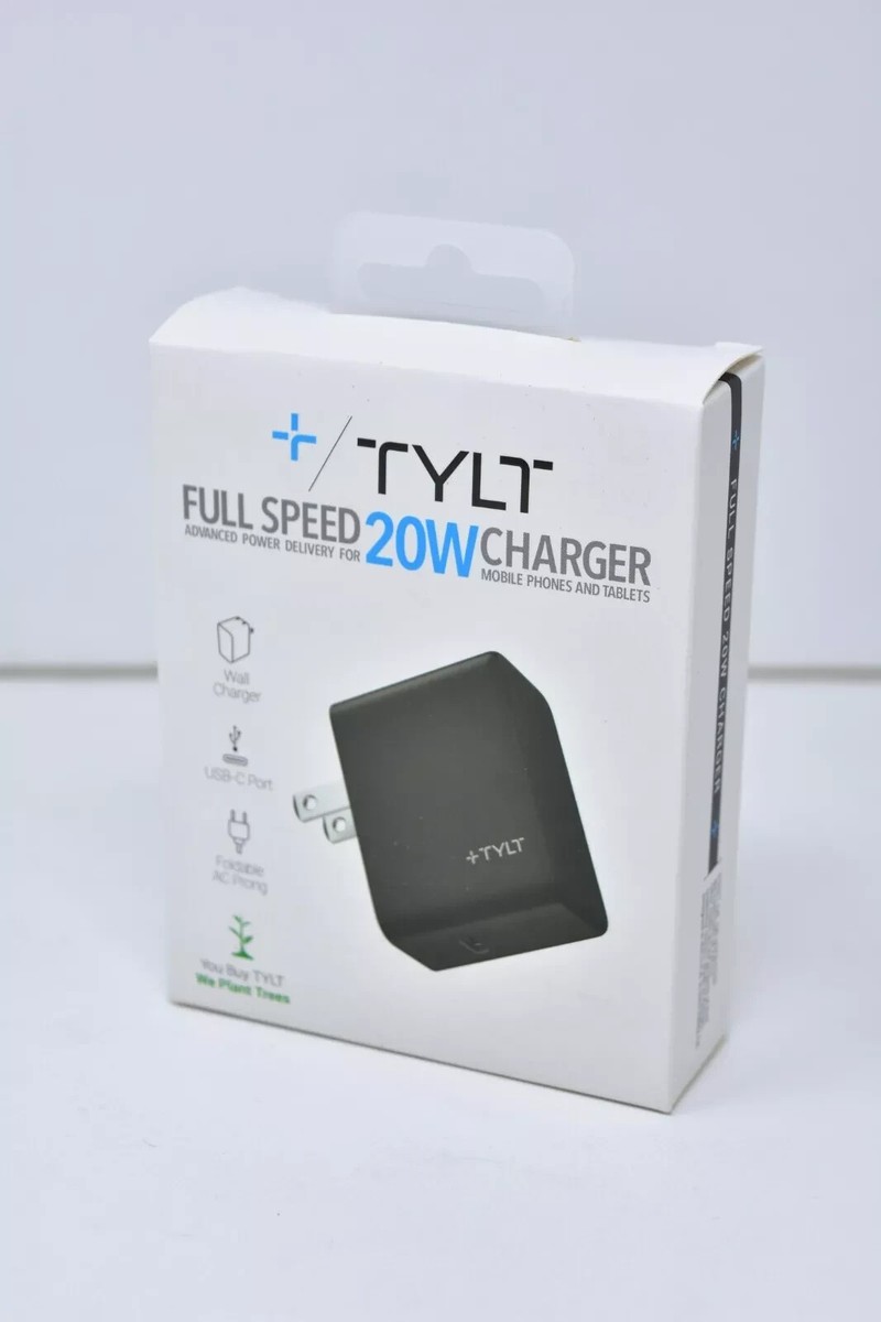 Wall Charger Tylt Phone Charger TYLT 20W Fast Charging Wall