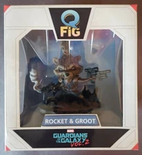 Q-FIG ROCKET & GROOT ~ 2016 QUANTUM MECHANIX ~ LOOT CRATE EXCLUSIVE ~ BRAND NEW