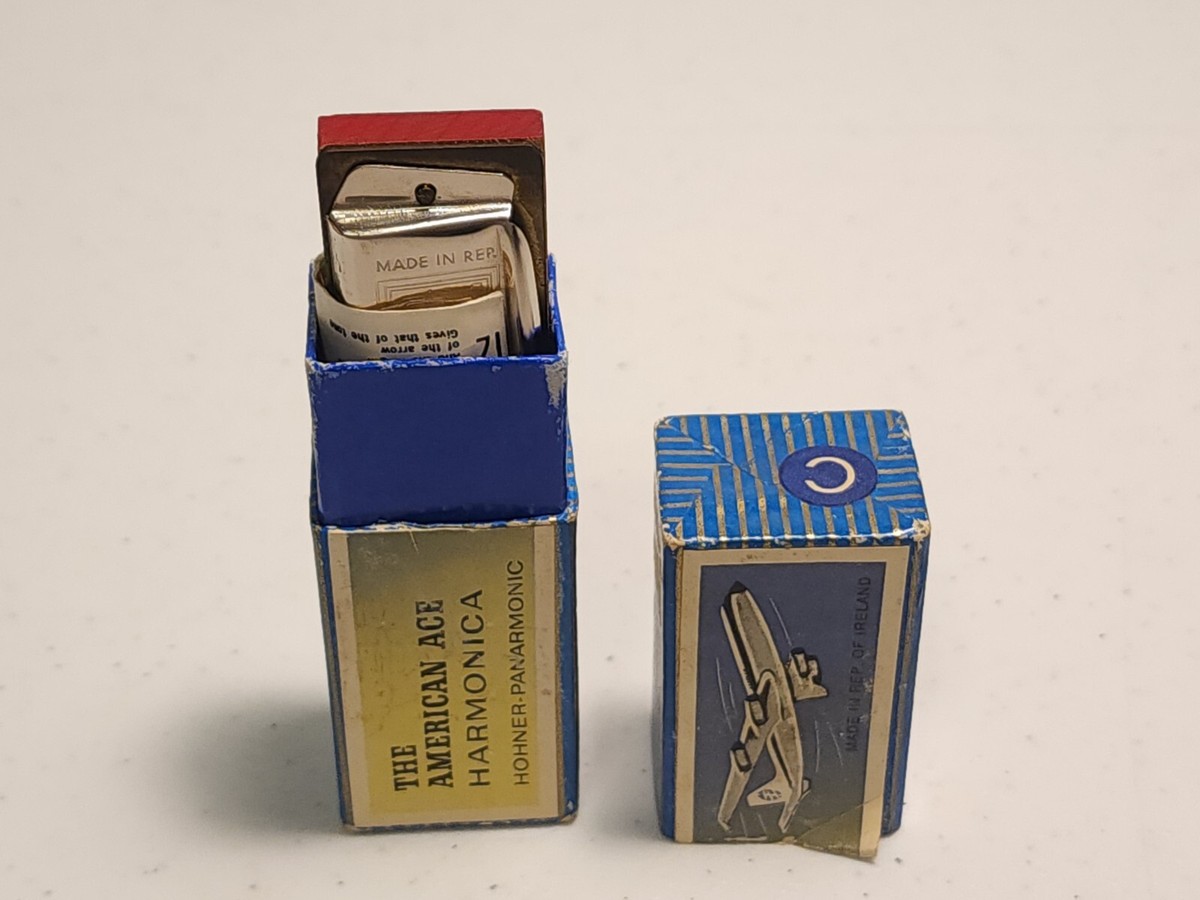 【ビンテージ】Hohner ハーモニカ American Ace C調 Vintage The American Ace HoHner Panarmonic w/ Original Box