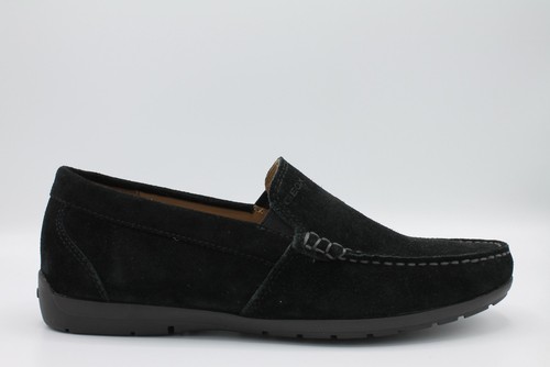black loafers rubber sole