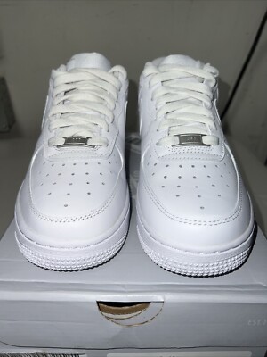 Nike Air Force 1 '07 Shoes Triple White Sneakers DD8959-100 Womens
