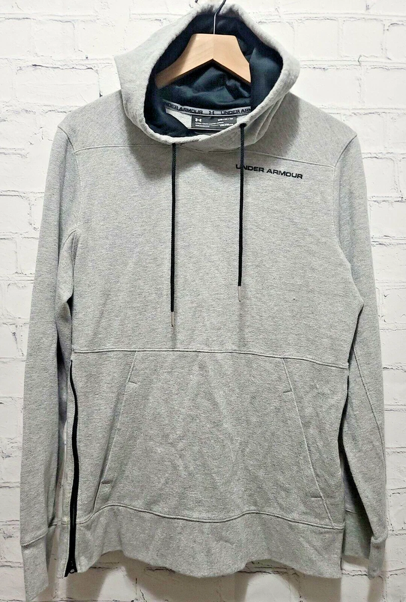 Under Armour Pursuit Micro thread Cold Gear Hooded Pullover Side Zip  Medium, c8 | eBay
