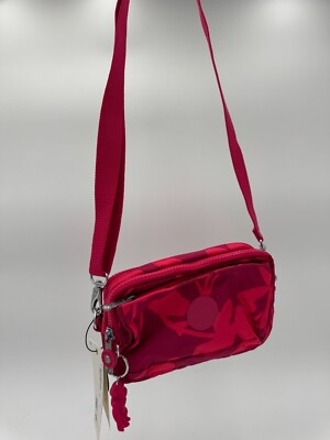 Kipling Abanu Multi Coral Print NWT