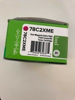 Original Lexmark 78C2XME Toner Magenta A-Ware