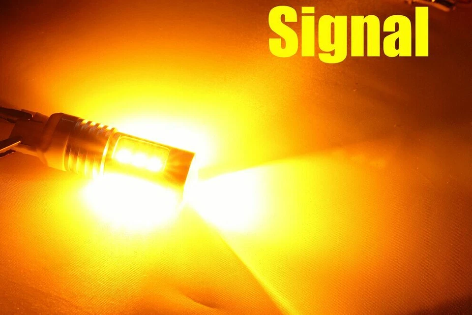 2-Color LED Front Turn Signal Light Bulbs For 2009-2017 International LoneStar - Image 2 of 4