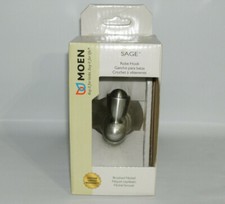 Moen Sage Brushed Nickel Robe Hook DN6803BN NEW SEALED