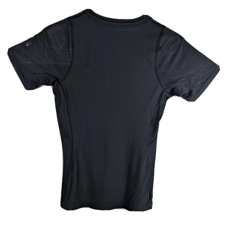 Womens Black Fitted Shirt Small  Under Armour Tight Fit Workout Top - Image 2 of 4