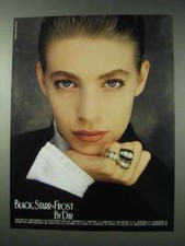 1990 Black, Starr & Frost Jewelry Ad - Rings
