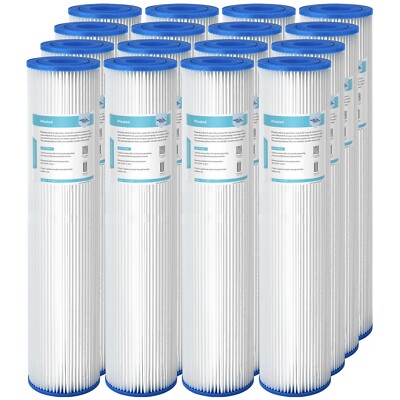 18PCS 20''x4.5'' for Big Blue Whole House Pleated Sediment Water Filter Cartridges