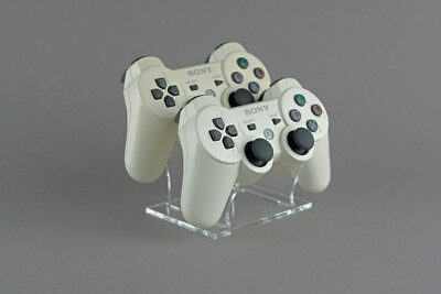 Acryl Aufsteller, Displayständer Duo Sony Playstation PS3 DualShock 3 Controller