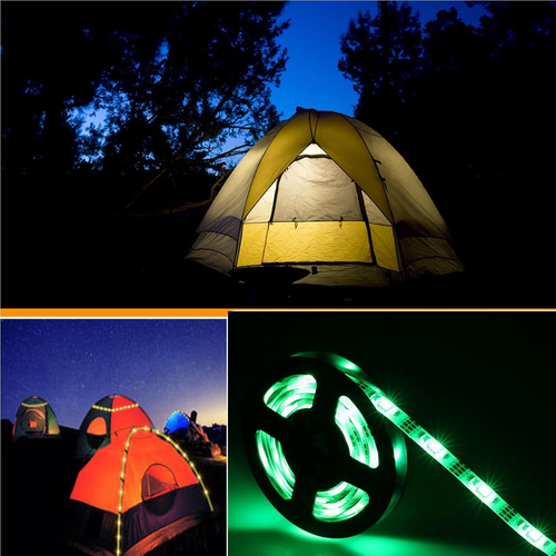 Battery Powered LED Strip Lights | 6.56Ft Waterproof | Remote Controlled - Picture 2 of 6