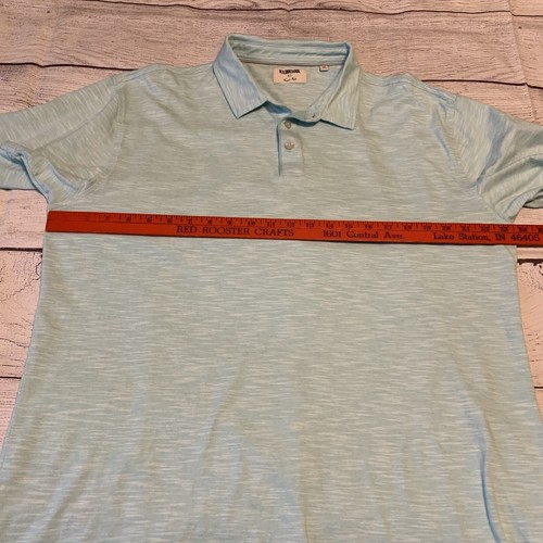 Camisa polo de golf Linksoul Tempus Fugit para hombre talla XL verde menta - Imagen 2 de 8