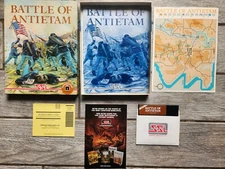 BATTLE OF ANTIETAM for Commodore 64 C64/128, Complete in Box, Fully Tested! SSI