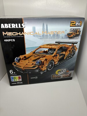 iM.Master - Pull Back Super Car Orange - 490 Pieces NO.5807