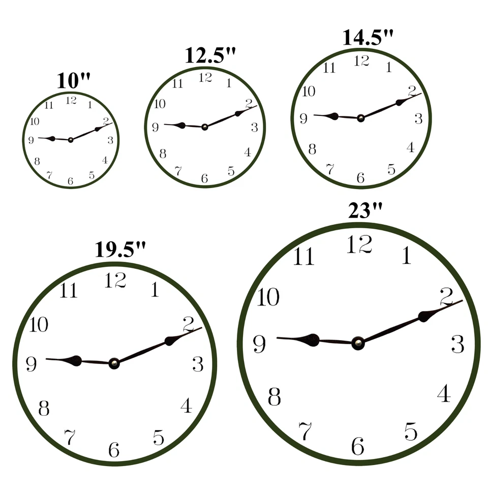 Beach Time Clock-Ocean Green Beach Clock - Image 2 of 4