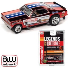 Auto World Tom "The Mongoose" McEwen Red 1970 Plymouth Duster HO Slot Car
