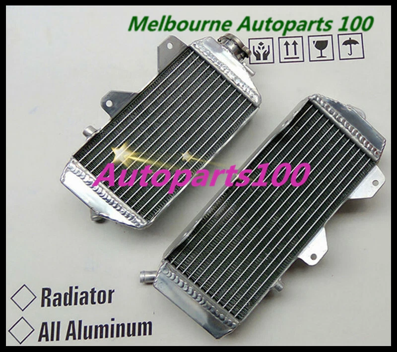 Radiador de alumínio KLX450R KLX450 2008 2009 para lados esquerdo e direito KAWASAKI - Imagem 2 de 4