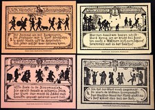 NEUNHOFEN 1921 "Mutton Shoot" RARE Complete Series German Notgeld