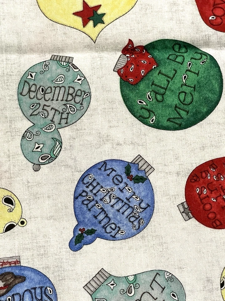 Fabric Blanket Quilting Corp 2015 Christmas Pattern 100% Cotton 1.16 yd x 42 in - Image 3 of 4