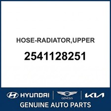 1991-1995 Hyundai Elantra Hose-Radiator Upper OEM New 2541128251