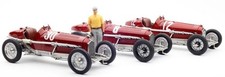 CMC Alfa-Romeo P3 Tazio Nuvolari Winner Set 1935 1:18 Diecast Model Car