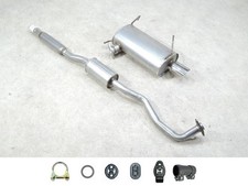 Auspuff SET Neu für Mitsubishi Outlander II CW 2.0 2.4 4WD Mitteltopf Endtopf