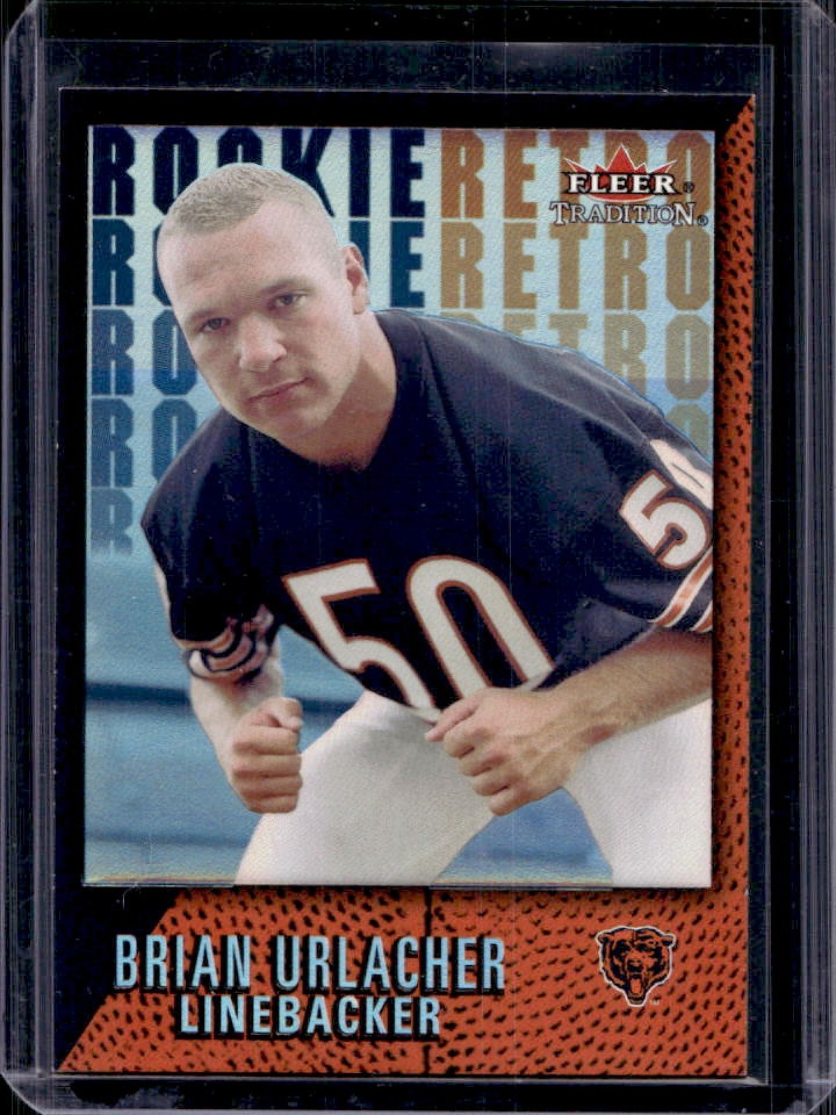 Brian Urlacher Fleer Rookie Retro #4 Rookie Retro